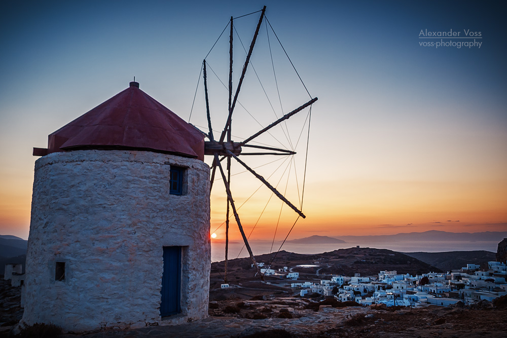 Amorgos – Windmühlen von Chora