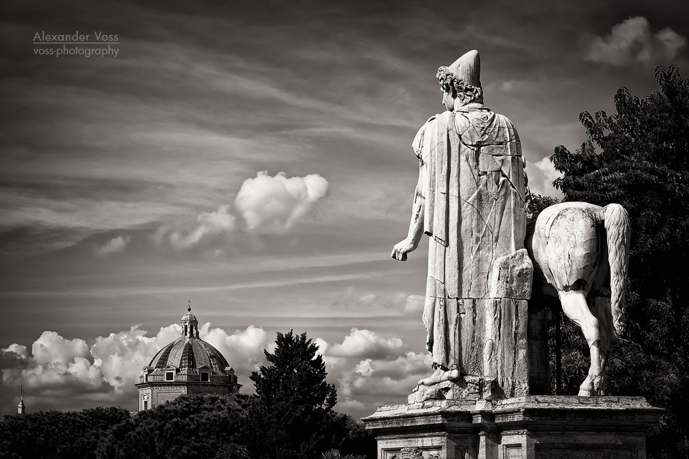 Black and White Photography: Rome – Capitoline Hill